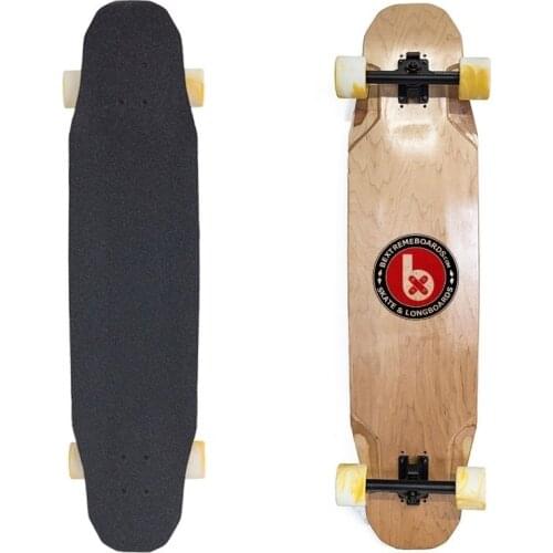 Longboard complete Freedom 39 Bextreme. 2021 season. Skateboarding for men and women Freeride style, freestyle and downhill