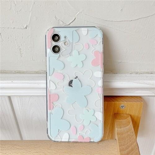 Retro sweet girls Sister flowers kawaii Japanese Phone Case For iPhone 11 12 Pro Max Xs Max XR Xs 7 8 Plus 7Plus case Cute Cover