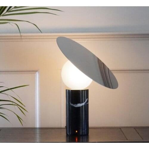 Postmodern minimalist marble living room table lamp Nordic soft decoration designer bedroom bedside art table lamp