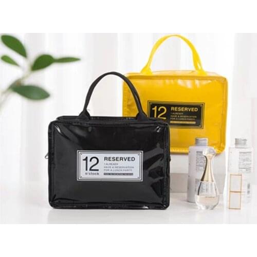 Multicolor Thermal Food Picnic Lunch Bags Tote Cooler Handbag Portable Cosmetic Bag Folding Insulation Ice Pack For Kids Women