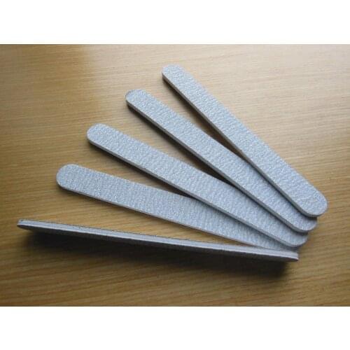 50 pcs/lot zebra Nail Files 80/80 straight salon files Manicure Acrylic Nail file Free shipping