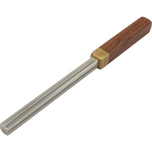 Guitar Fret Crowning File with 3 Size Edges Professional Luthier Fret Dressing Repairing Tools for Acoustic Guitar Bass Ukulele