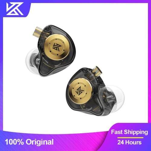 KZ EDX Pro Wired Earphones In Ear Metal HIFI Bass Earbuds Headphones With Microphone Sport Noise Cancelling Monitor Headset