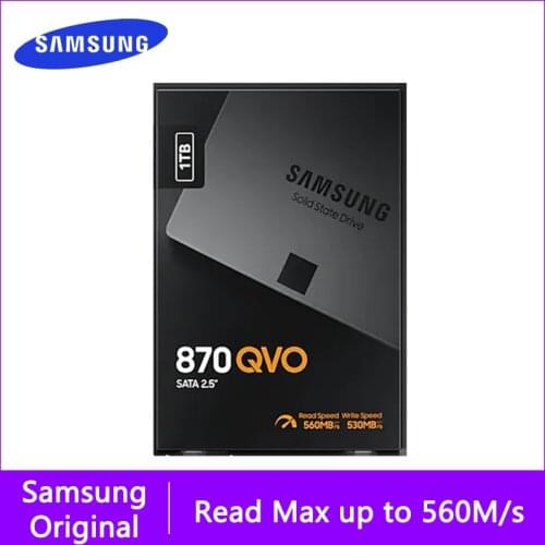 SAMSUNG SSD 870 QVO mSATA2.5 SSD Hard Drive HD SSD 1TB Internal Solid State Hard Disk 530Mbs HDD for Laptop Computer