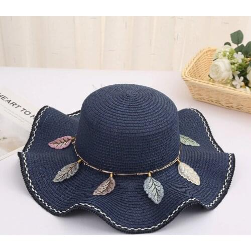 Womens Wide Brim Straw Sun Hat Floppy Foldable Roll up Cap Summer Beach Hats Pool Sun Visor Protection Hat