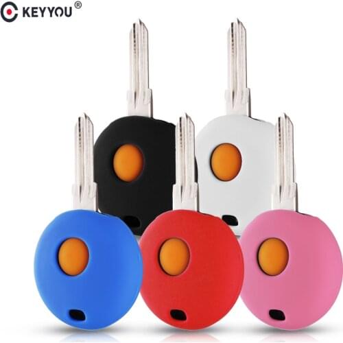KEYYOU 10X Silicone Cover Case For Benz Mercedes Smart Fortwo 450 Car Forfour Case Soft 1 Button Remote Key Shell Holder Protect