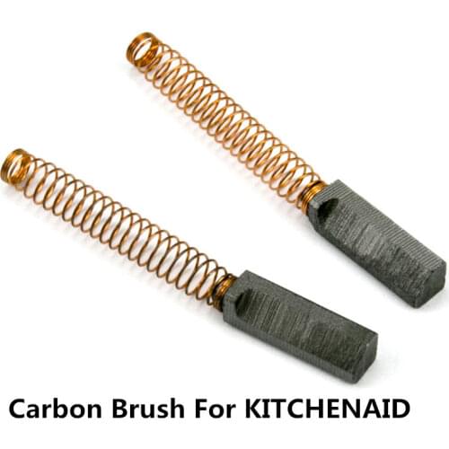 1 Pair Carbon Brush FOR KitchenAid Mixers KITCHEN AID 4K45 4KSM 5K45 5KSM 5KPM KS1M C11 Replacement Parts