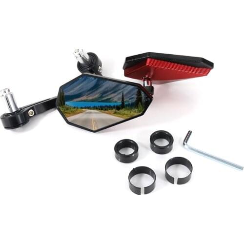 Universal Mirror Rearview Handle Bar End Mirrors Fit Fit For Benelli TNT Trek 899 Quattro Tornado Cafer Racer Bimota DB 6R DB 11