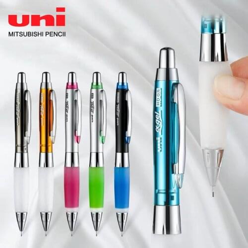 2 Pieces Mechanical Pencil 0.5 Mm Uni M5-618GG Alpha-gel Shaker In Original Packing 6 Colors To Choose