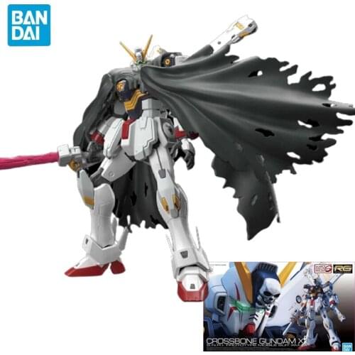 Bandai Japan Anime Gunpla Rg 31 1/144 Crossbone Gundan X1 Robot Model Assembled Toy Action Figure Kid Toys Children Decoration