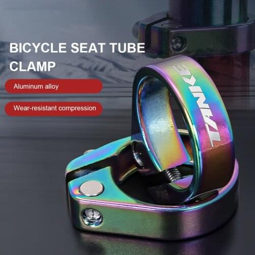 MTB Road Bike Seat Post Clamp 31.8/34.9mm Aluminum Alloy Ultralight Mountain Bicycle Seatpost Clamps Cycling Accessories Part