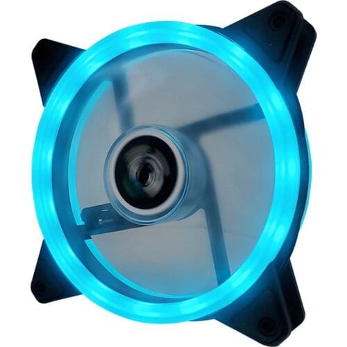 12cm Dual Aurora Dual Aperture Fan RGB Pc Case Fan Glare Coolercase Verstelbare Computer Koelventilator