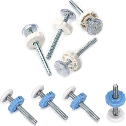 4pcs Pressure Baby Gate Screw Bolts Threaded Spindle Rods Walk Thru Gates Accessory - M10 x 10MM