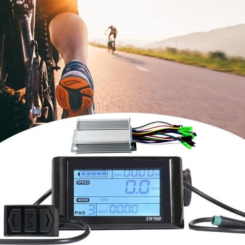 E-bike Brushless Controller LCD Display Panel Kit with Dual Mode Sensor for Electric Bicycle electric bicycle conversion kit