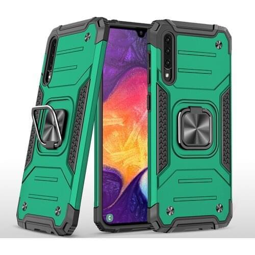 Armor Shockproof Case for Samsung Galaxy A50 A50S Drop Protective Defender Magnet Holder Ring Case Cover for Samsung A 50 50S