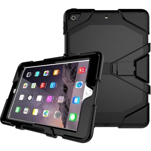 For Apple iPad 9.7 2017 Case Kids Silicone Safe Armor Shockproof Tablet Hard Back cover For New iPad 9.7 2017 A1822 A1823