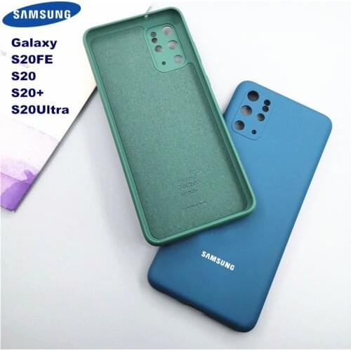 Samsung Galaxy S20 Plus Ultra 5G Cover Silky Soft-Touch Silicone Mobile Phone Case Back Shell For S20+ S20U 5G S20 Bottom Closed