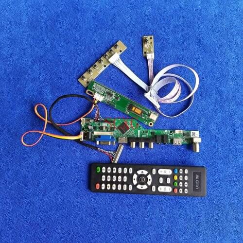 For LTN141AT02/LTN141AT07/LTN141AT13 Analog Signal Display drive board Kit HDMI-compatible VGA AV USB 1280*800 LVDS 30-Pin 1CCFL