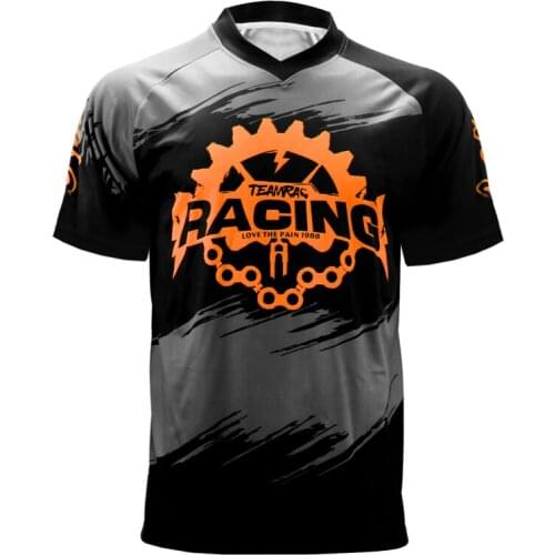 MTB jersey Off Road moto Jersey Mountain DH Bike cycling Jersery Breathable Light Quick Dry