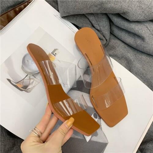 Summer shoes PVC jelly slippers women shoes peep toe sexy high heels crystal women transparent shoes summer sandals slides pumps