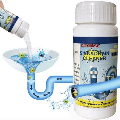 Powerful Kitchen Pipe Dredging Agent Dredge Deodorant Toilet Sink Drain Cleaner Sewer Fast Cleaning Tools DropShipping