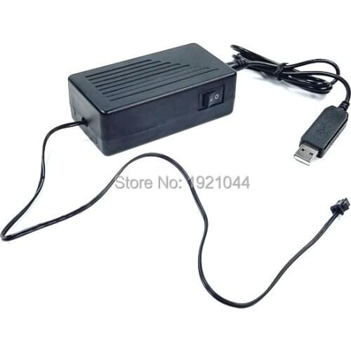 Cheap! 5V 50M USB Port EL wire driver/inverter powered by Mobile battery for driving 50m EL wire or EL Tape For Party Decoration