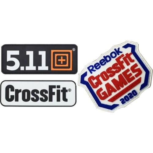 New 3pcs/set PVC Military Patches 511 CrossFit 2020 Tactical Armband Clothing Backpack Decorative Badge with Hook
