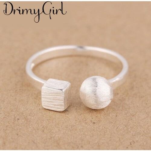 Exaggerated Handmade Cube Box Rings Finger Jewelry For Women Retro Gothic Punk Creativity Jewelry 2021