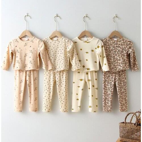 Kids Boy Girl Pajamas Sleepwear For 1-6Y Baby Girl Clothes Sets Children Homewear Pyjamas Sets Kids Nightwear Children Clothes