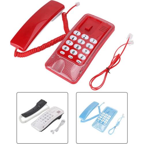 Wall Mount Landline Telephone Extension No Caller ID Home Phone For Hotel Family telephone portable