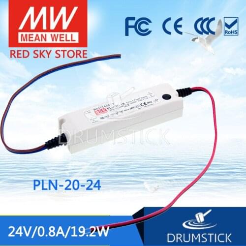 Prosperity MEAN WELL PLN-20-24 24V 0.8A meanwell PLN-20 24V 19.2W Single Output LED Power Supply