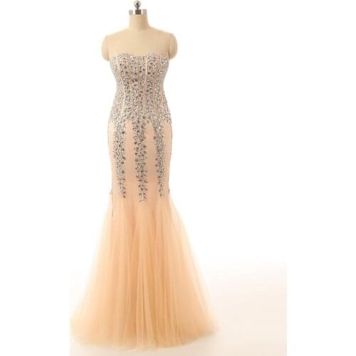 Sexy Lady Beautiful New Fashion Design Vintage Sweetheart Mermaid Crystals Bling Gorgeous Latest Elegant bridesmaid dresses