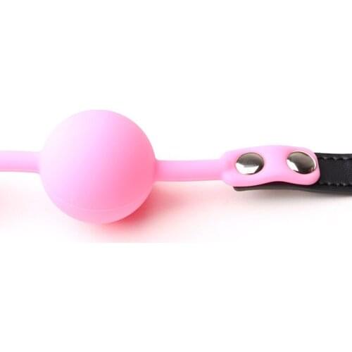 Adult Silicone Gag Ball BDSM Bondage Games Restraints Open Mouth Sex Ball Harness Strap Gag Erotic Sex Toy For Women Couples