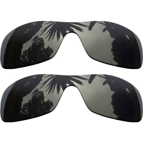 Black+Black) 2-Pieces Polarized Replacement Lenses for Antix Frame 100% UVA & UVB Protection