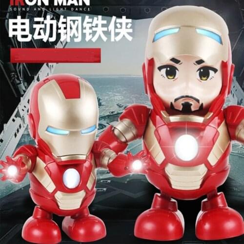 Flashlight Upgrade Dance Hero RC Robot Toy Dance The Electronic Toy Flashlight With Light Sound Music super Hero toys