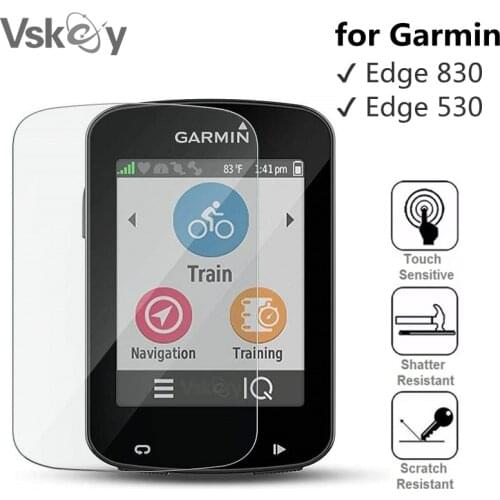 VSKEY 10PCS Tempered Glass For Garmin Edge 830 Edge 530 Screen Protector GPS Mountain Bike Protective Film