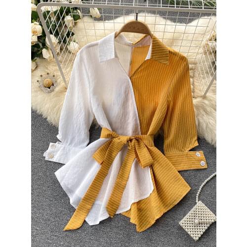 Youe Striped Blouses