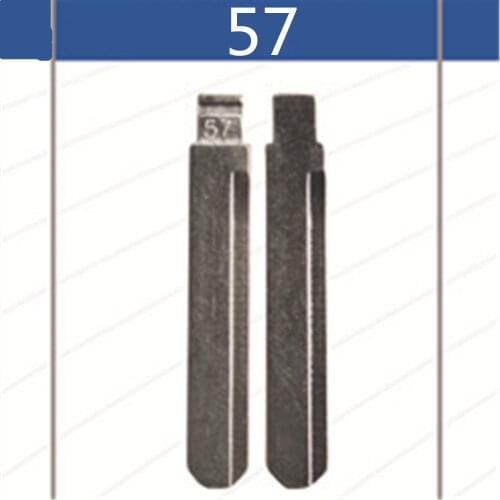 2 Pcs Uncut Replacement Car Key Blade for BYD F3 Left Groove Key No.40 BLANK BRASS Car Key Blade