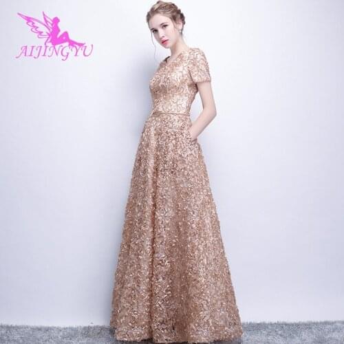 AIJINGYU Sexy Party Gown Women Long Dress Special Occasion Prom Dresses Evening Elegant Formal 2021 Fashion Ball Gowns FS332