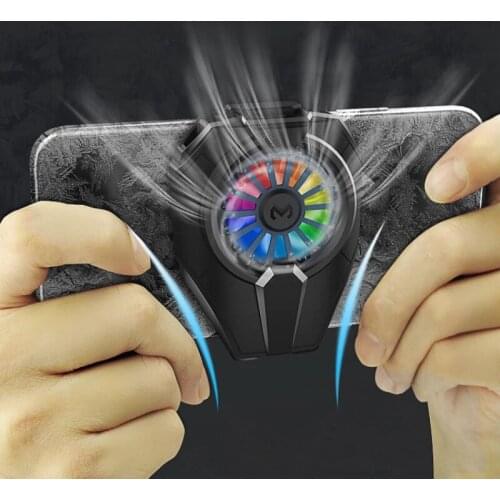 Dl01 Mobile Phone Cooler Cooling Fan For IOS Iphone Android Huawei Sumsung Smartphone PUBG Game Holder Cooling Pad