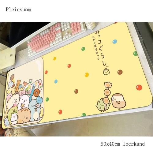 Kawaii mousepad best gaming mouse pad 90x40cm pc computer gamer accessories large mat Christmas gifts laptop desk protector pads