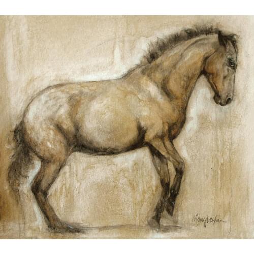 Horses art Lock And Load black and white painting abstract artwork for home decor oil on canvas High quality hand painted