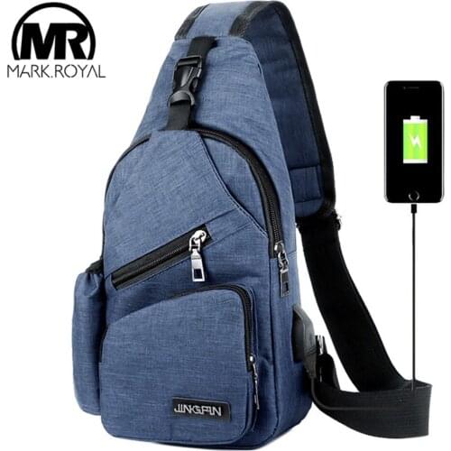 MARKROYAL Sport USB Charging Crossbody Bags For Women Messengers Bag Nylon Short Trip Shoulder Bags For Chest Bag