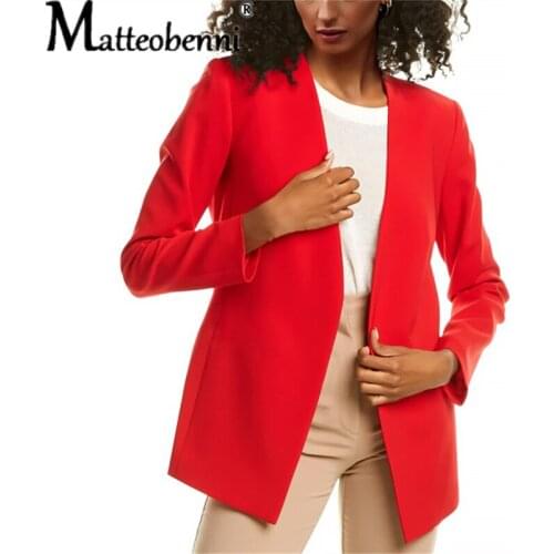 Женские офисные пиджаки Matteobenni China At AliExpress