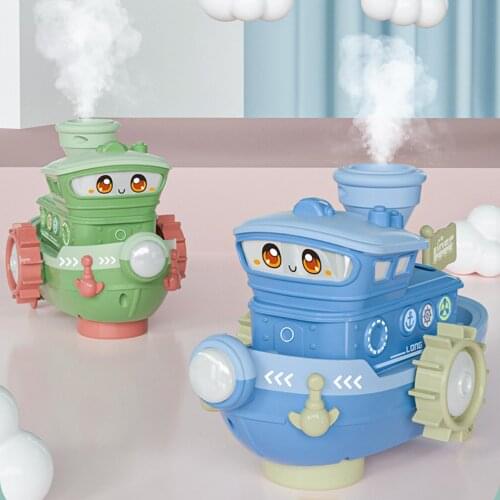 Simulation Boat Model Ship with Music Light Spray Sailing Vehicles Kids Toys Children Toys Birthday Christmas New Year Gift