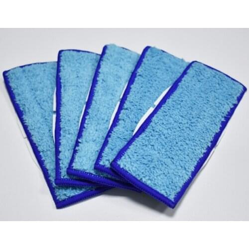 5pcs Wet Pad Sweeping machine mop pad replacements for iRobot Braava Jet 240 241 mop cloth vacuum cleaner dust mop pads parts
