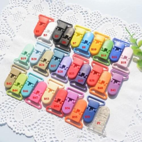 Wholesale 10000 PCS/Lot 25MM KAM Plastic Clips Baby Suspender Clips Dummy Teether Pacifier Holder Clips Free Shipping
