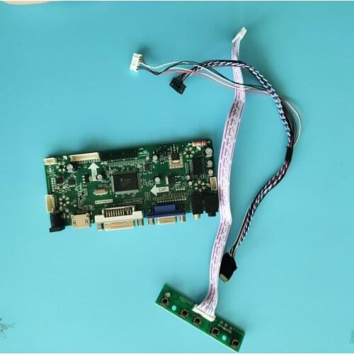 For LTN101NT02 Controller board LCD kit DVI LVDS monitor Card Driver LED 1024X600 10.1" Panel Screen VGA HDMI