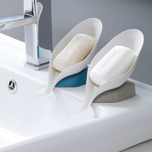 Punch-free Little Whale Drain Soap Box Portable Sponge Holder Kitchen Soap Holder Home Bathroom Theme Creative Gadgets