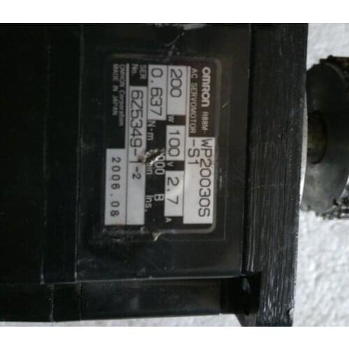 R88M-WP20030S-S1 SERVO MOTOR , used in good condition . 80% appearance new , good working , free shipping